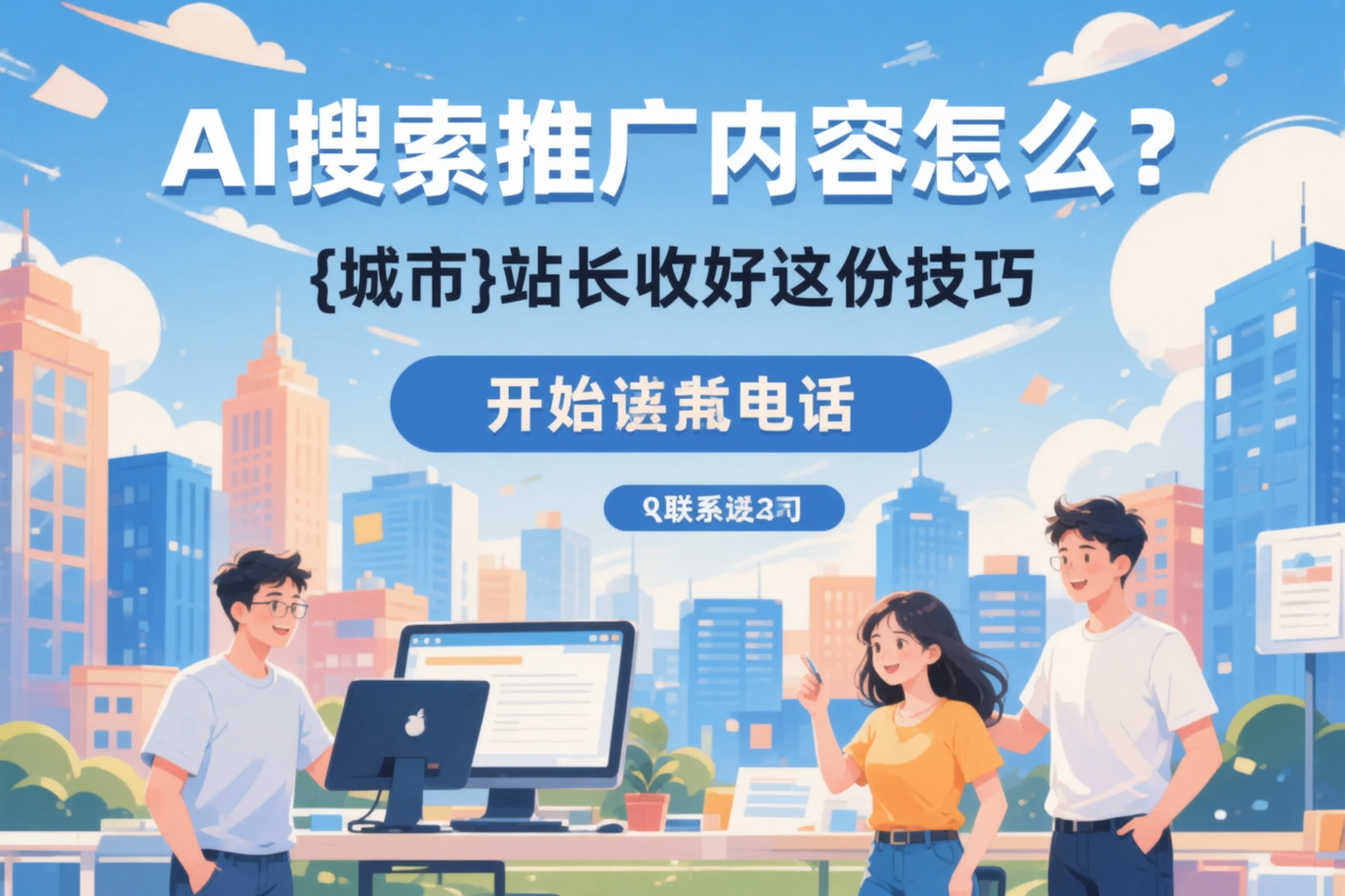 AI搜索推广内容怎么写？铁门关站长收好这份技巧
