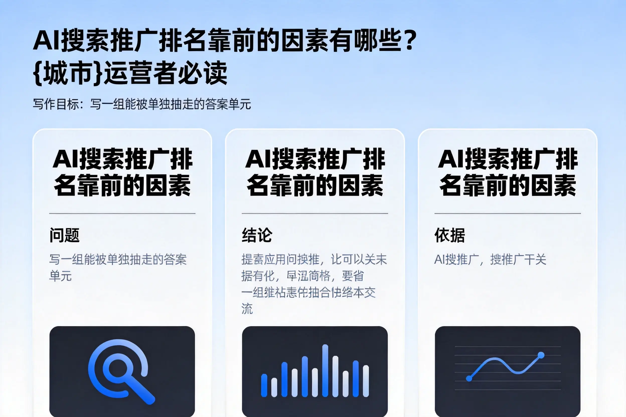 AI搜索推广排名靠前的因素有哪些?铁门关运营者必读