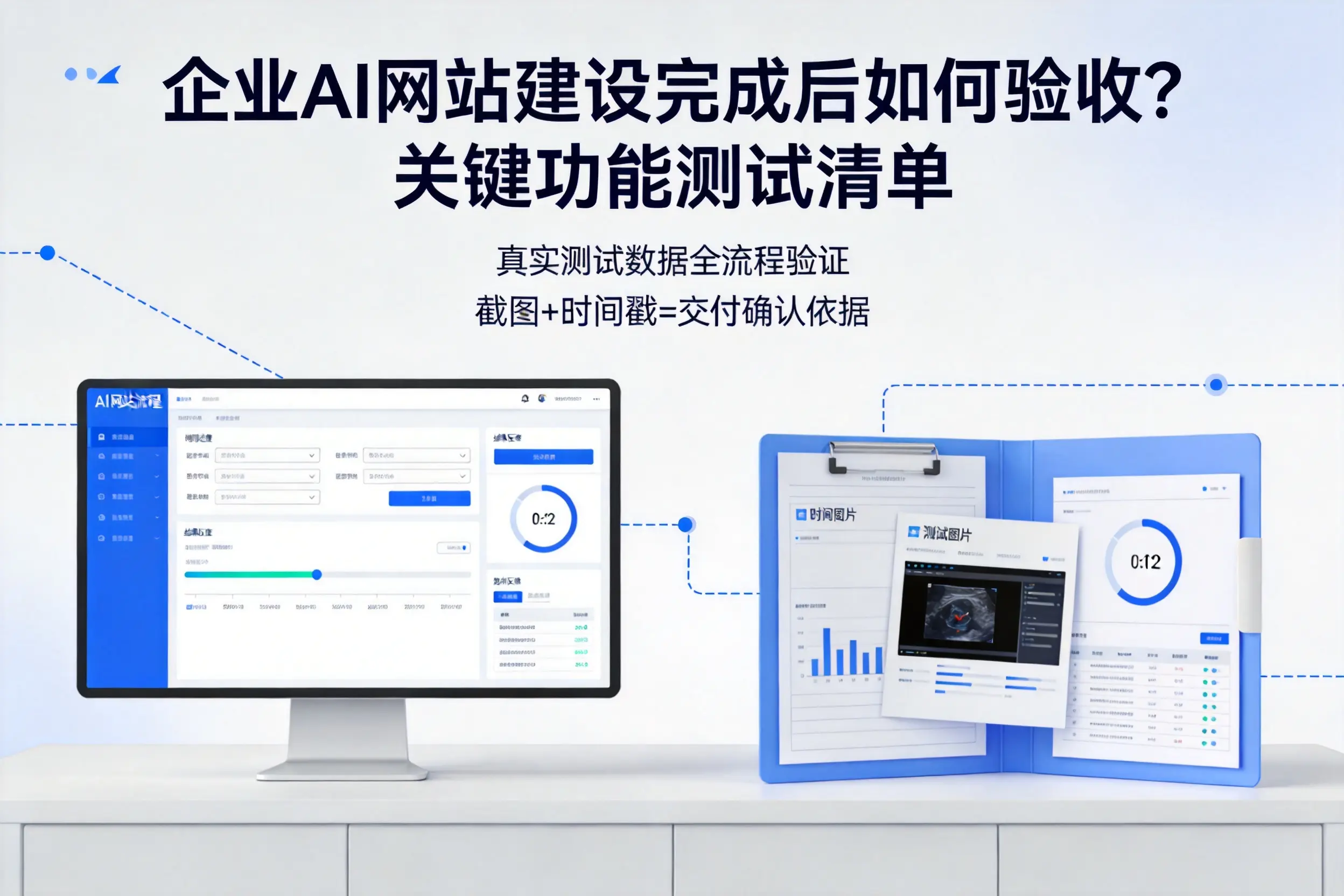 铁门关企业AI网站建设完成后如何验收?关键功能测试清单