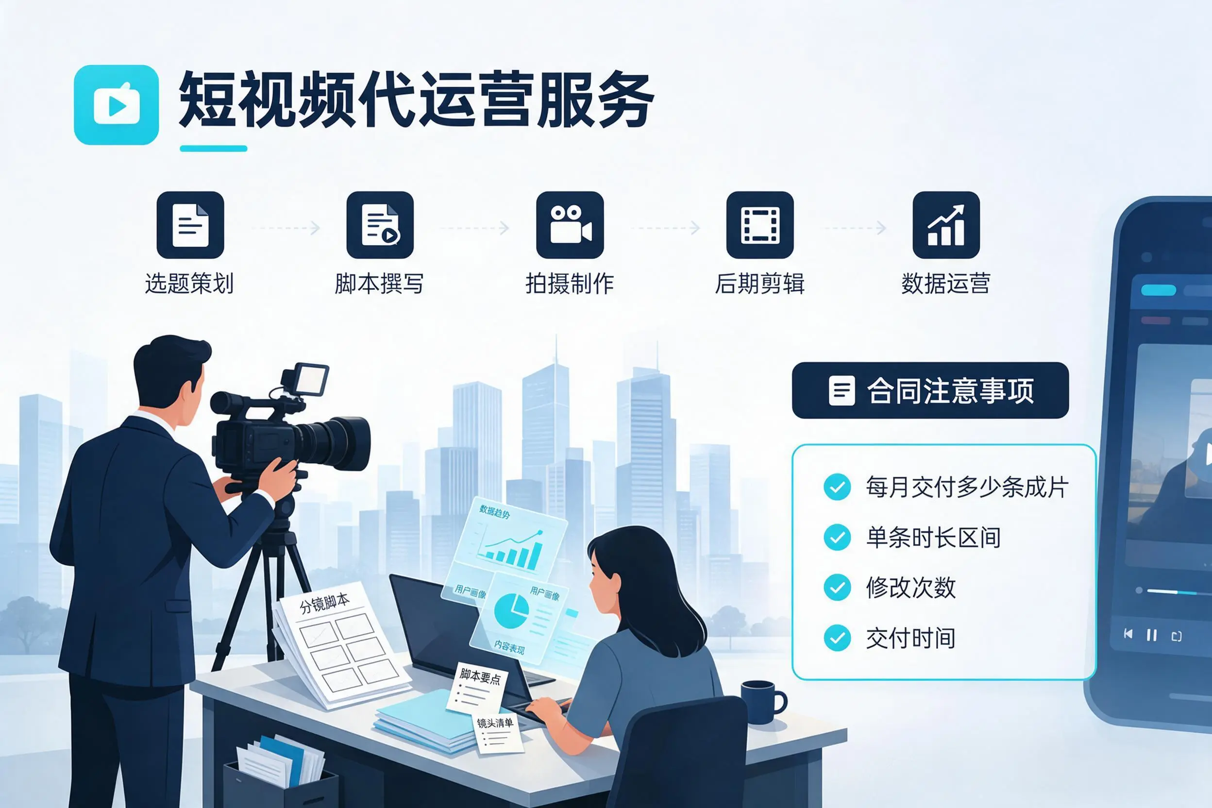 短视频代运营包含哪些服务?铁门关企业常见问题科普