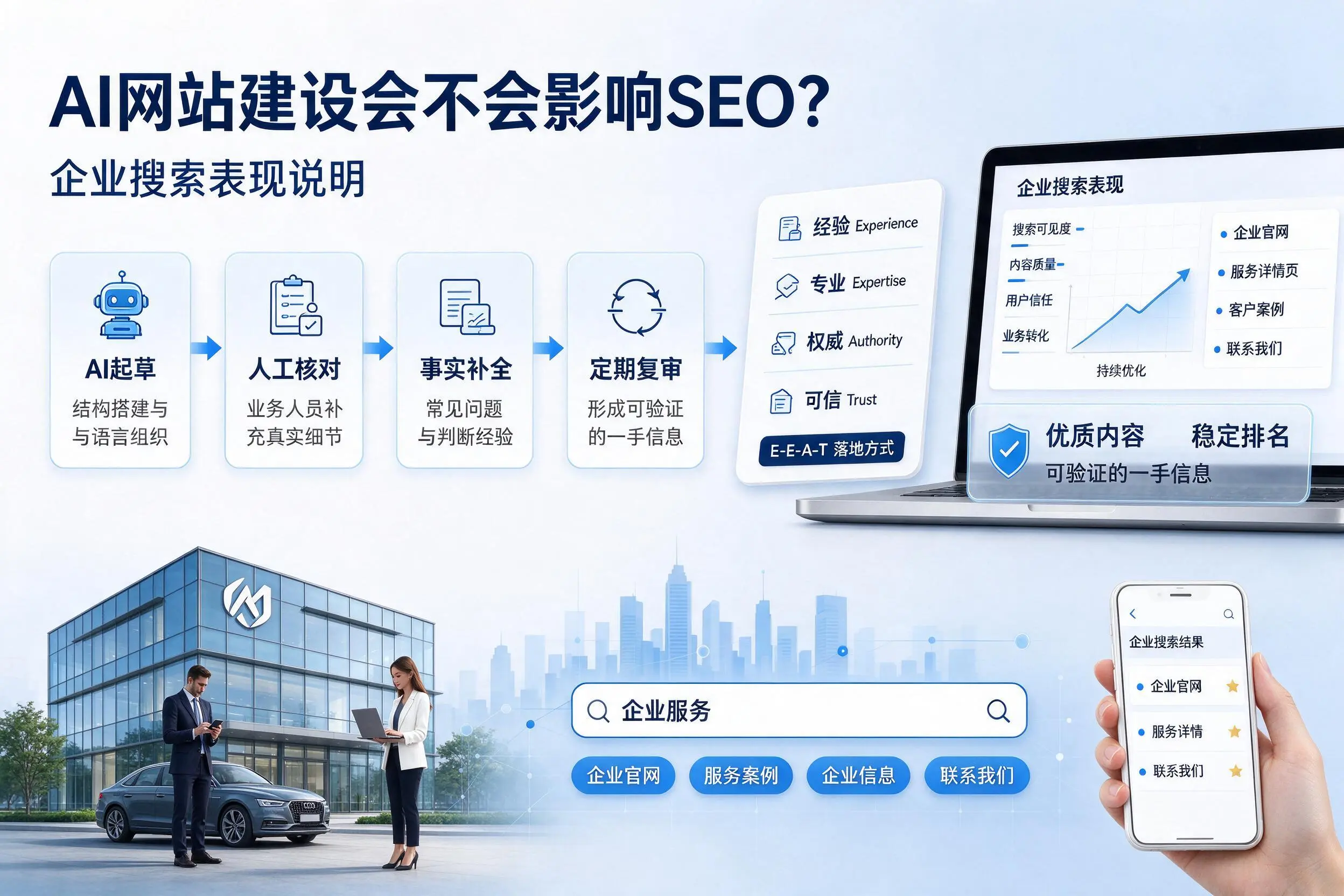 AI网站建设会不会影响SEO？铁门关企业搜索表现说明