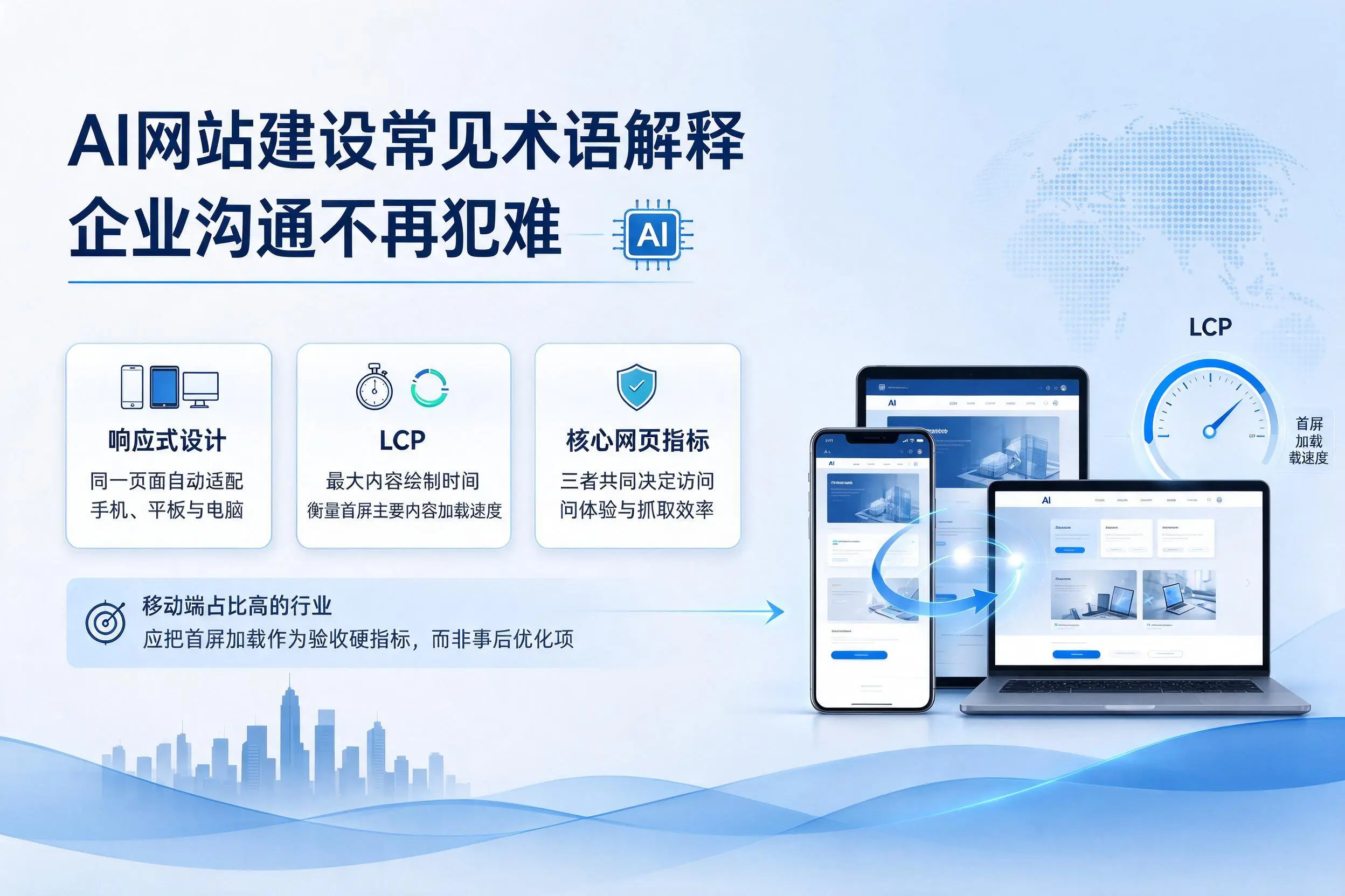 AI网站建设常见术语解释,铁门关企业沟通不再犯难
